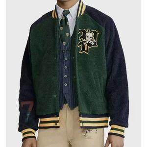 Polo Ralph Lauren RARE Pirate Teddy Varsity Jacket